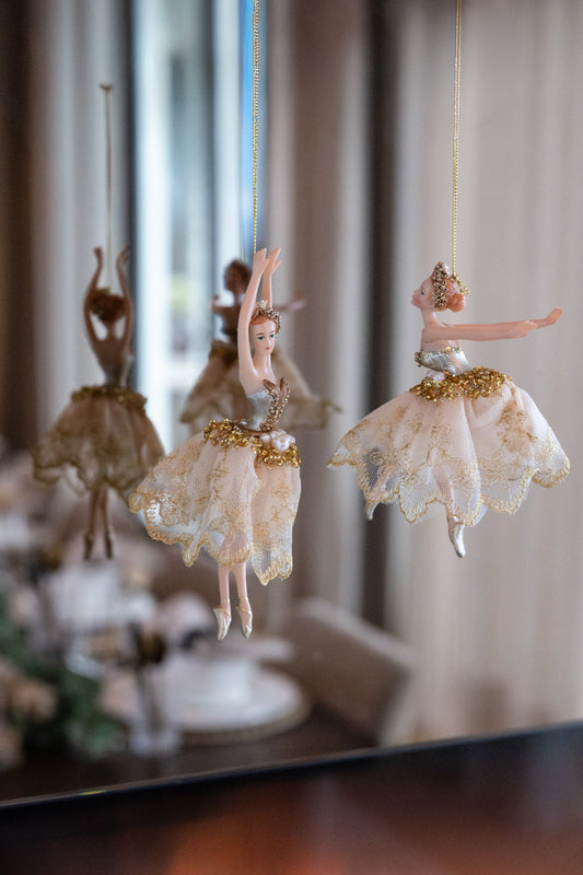 Nydelig ballerina julepynt